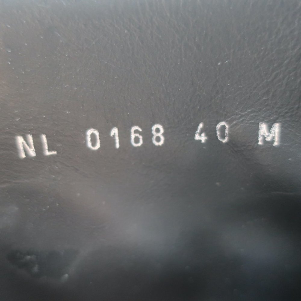 LOUIS VUITTON RANGER BOOTS WITH PATCHES BLACK LEATHER SIZE 40 FLAT COMBAT BOOTS - Picture 11 of 12